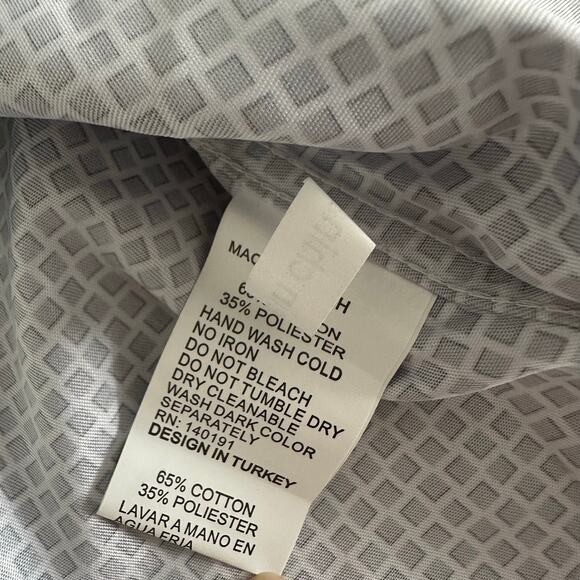 NWT Silver Stone Mens Modern Fit Geo Collection Shirt Size XL Short Sleeve - Picture 5 of 7